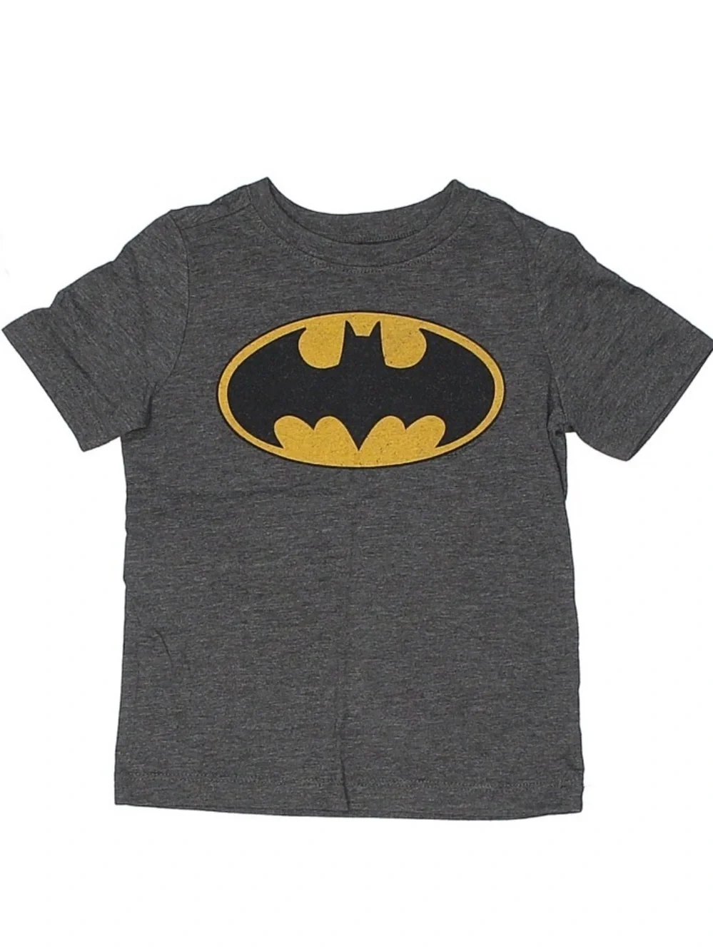 OLD NAVY Batman Logo Graphic Tee - Charcoal & Gold
